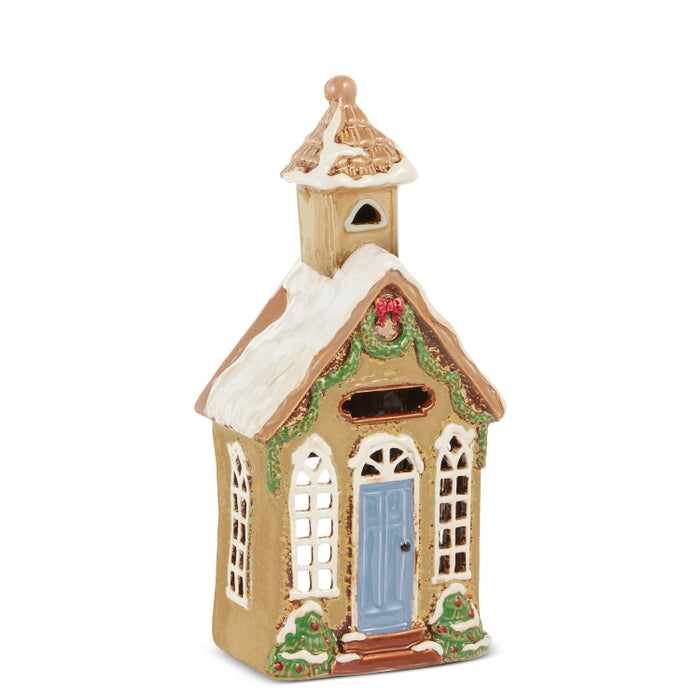 11" Ceramic Church