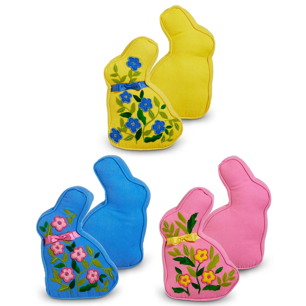 12" Bunny Bloomtail Shaped Pillow