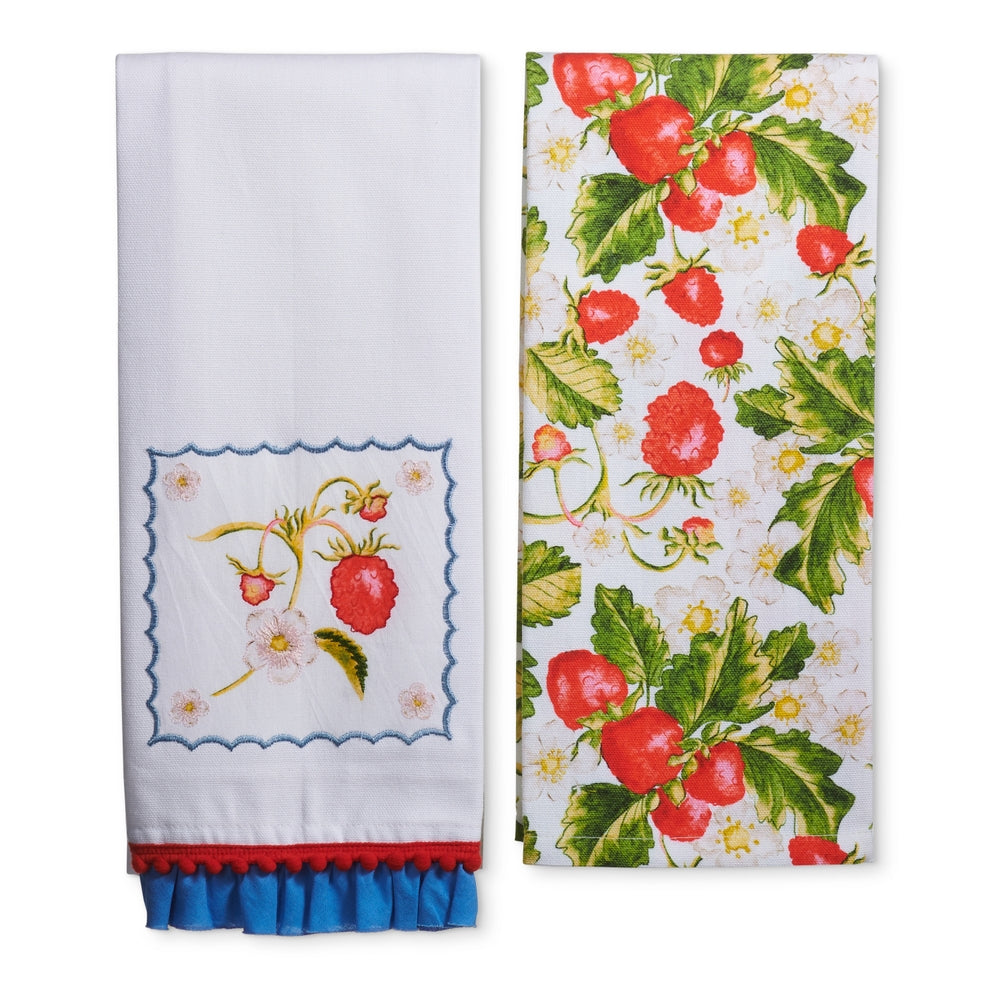 26" Strawberry Vine Tea Towels