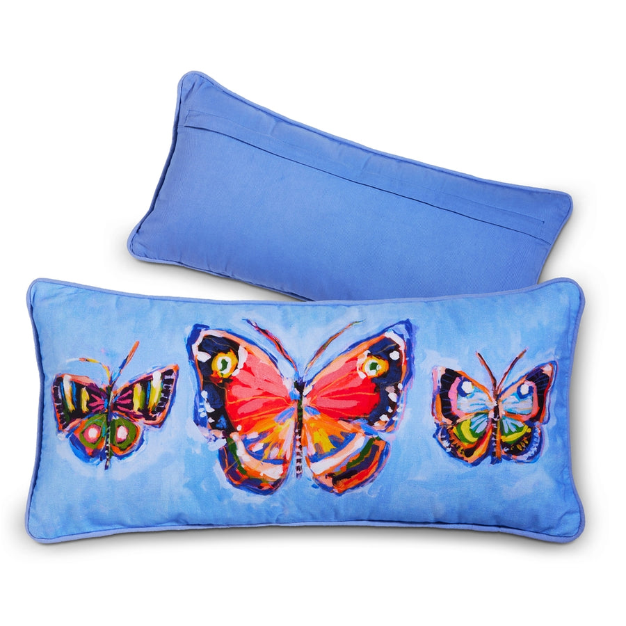22" Springtime Flutter Lumbar Pillow