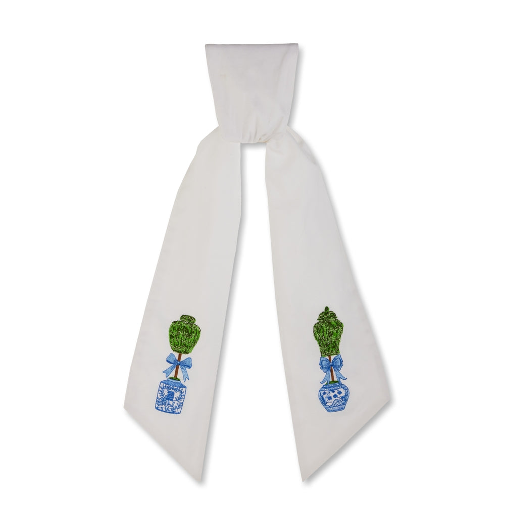 60" Topiaries Wreath Sash