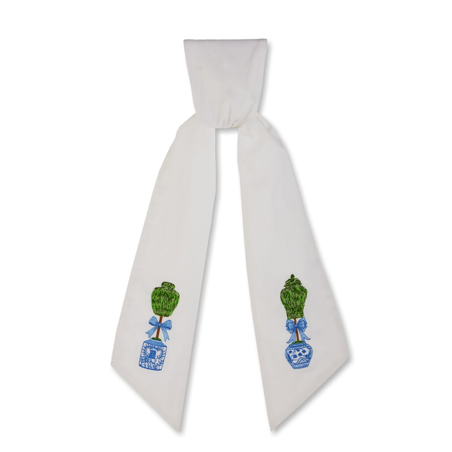 60" Topiaries Wreath Sash