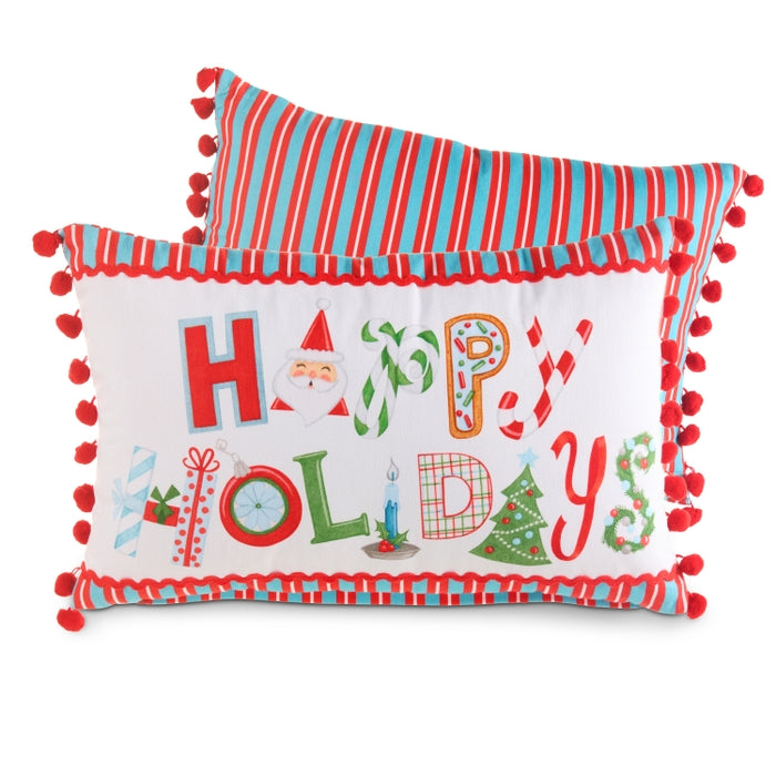 18" Holiday Happening Pillow