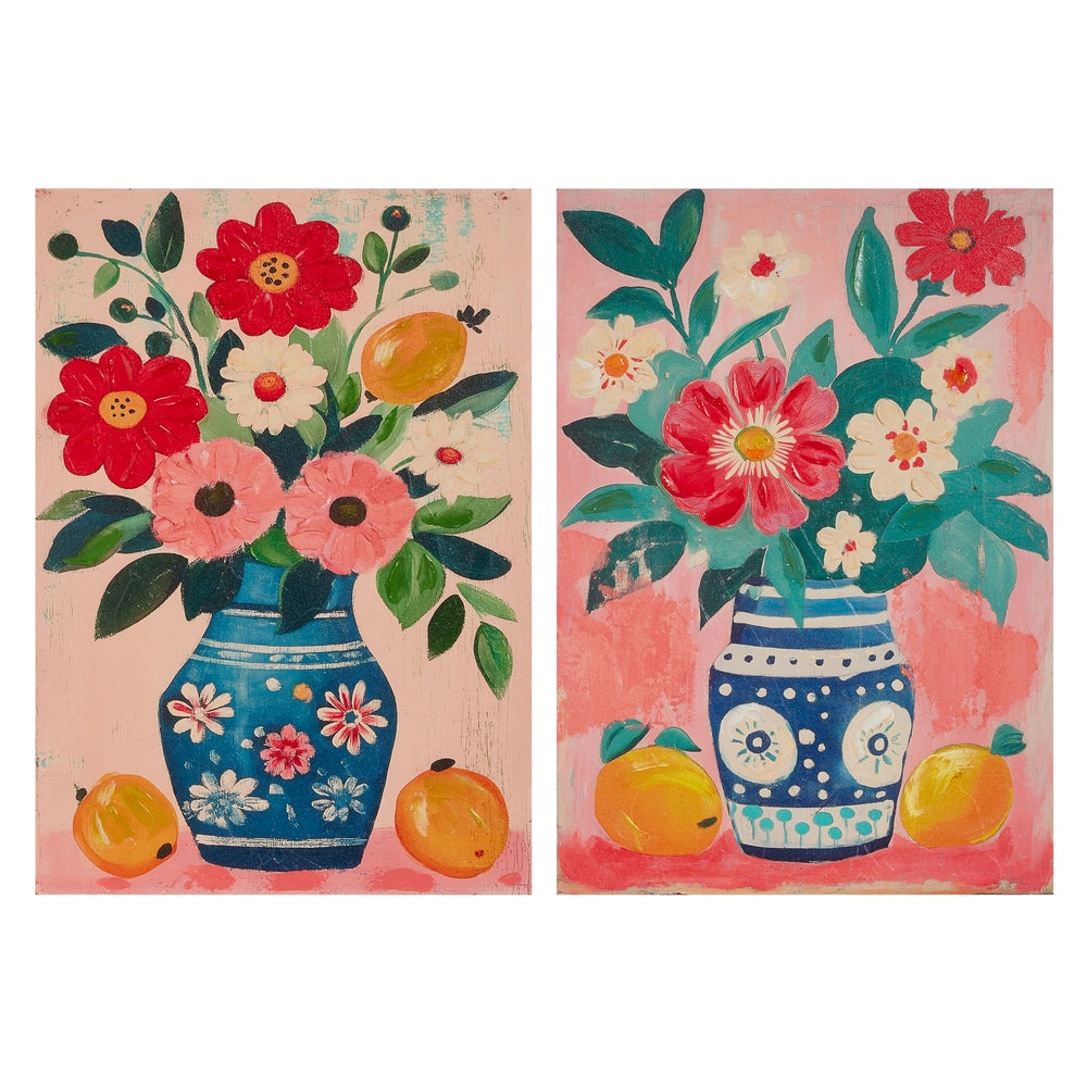 19.5" Lemon Bloom Wall Art