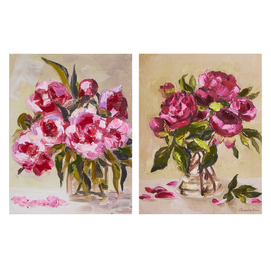 16" Rosy Whispers Wall Art
