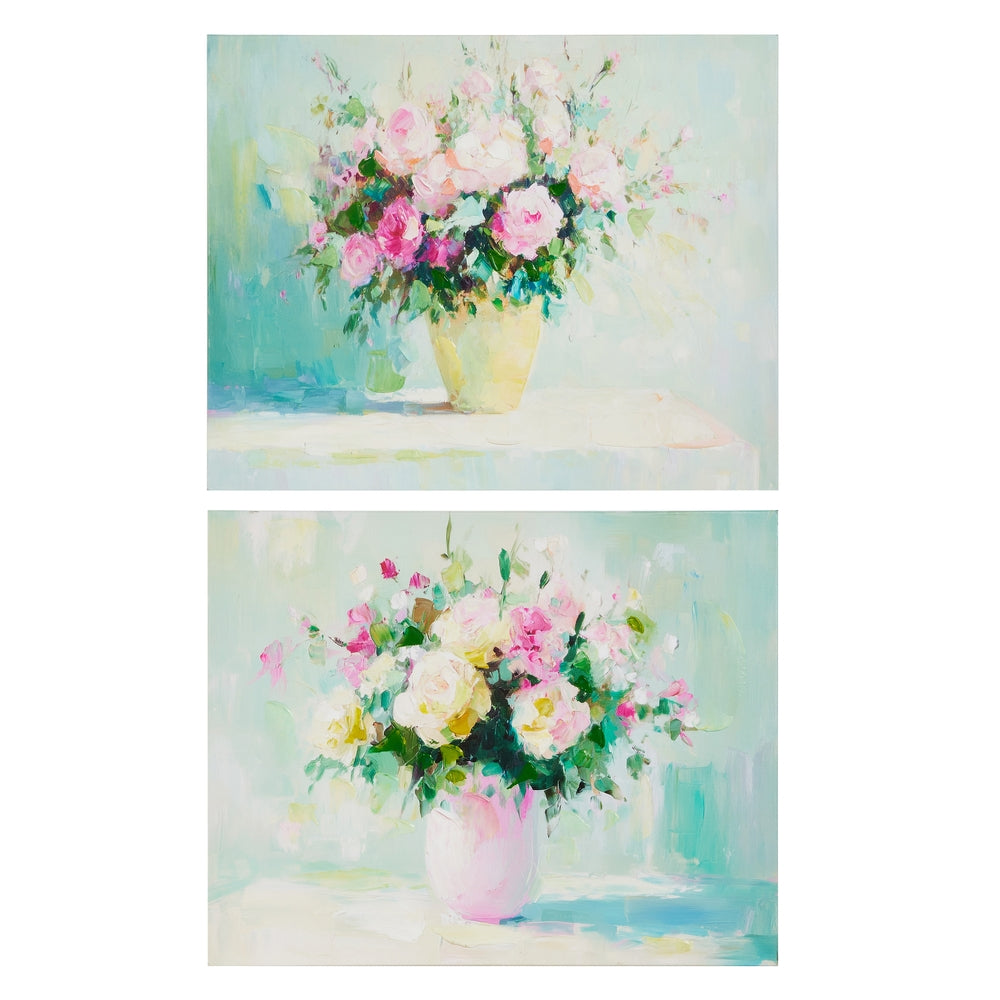 19.75" Petals in Bloom Wall Art