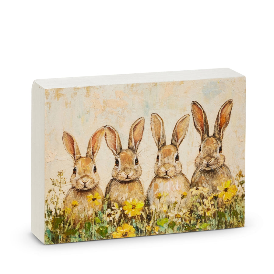 8" Bunny Meadow Block