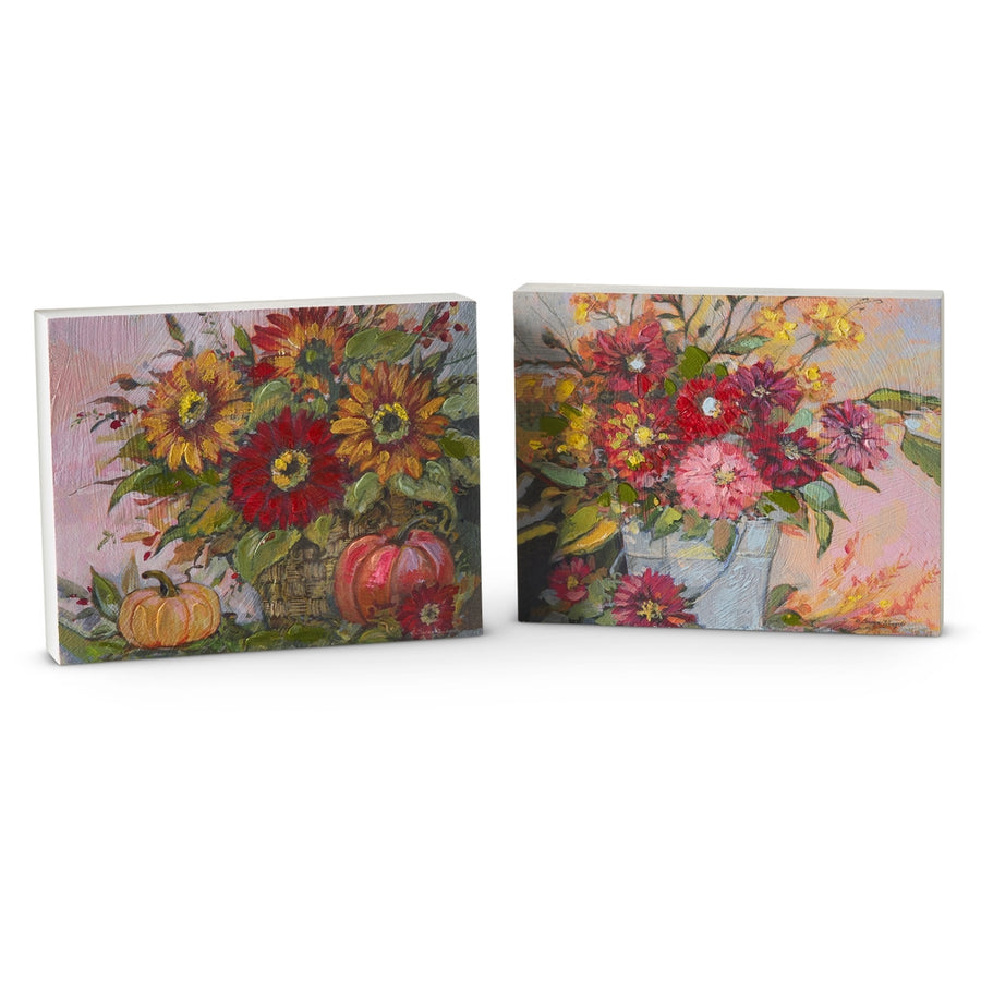 9.75" Autumn Bouquet Wall Art