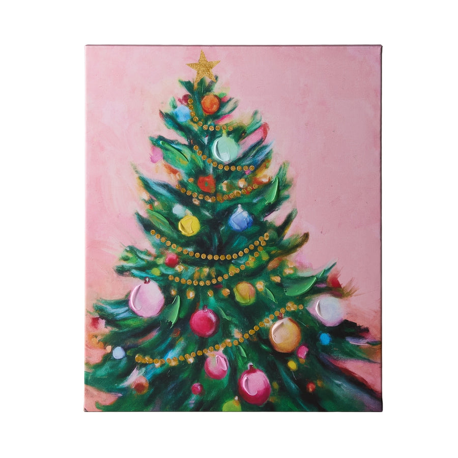 19.75" Brightmas Tree Wall Art