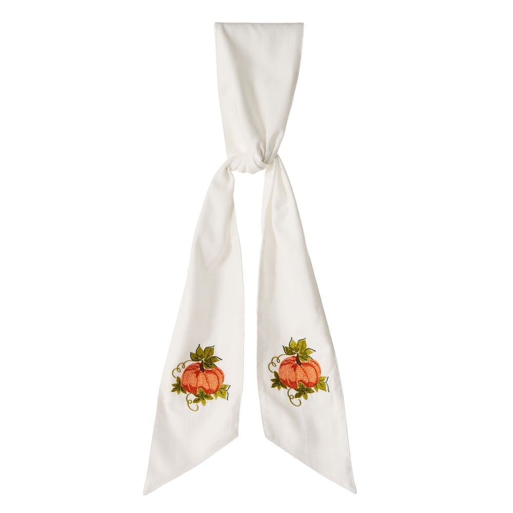 60" Fall in Floral Wreath Sash