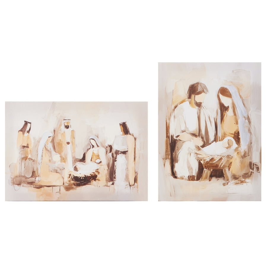 13.75" Nativity Wall Art