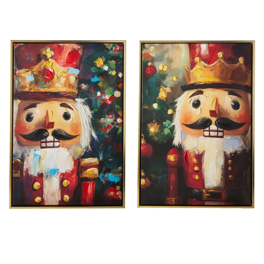 25.5" Holiday Nutcracker Wall Art