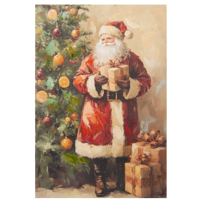 23.5" Classic Claus Wall Art