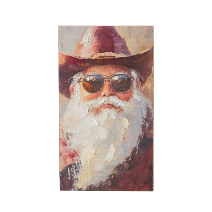 13.75" Cowboy Kringle Wall Art
