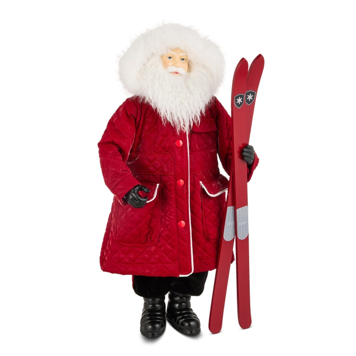 25" Santa on the Slopes