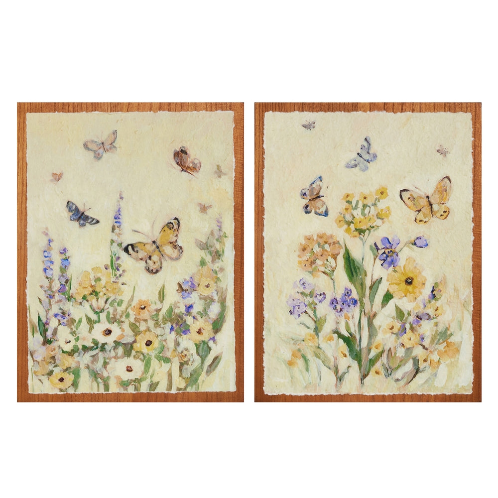 18" Butterfly Meadow Wall Art