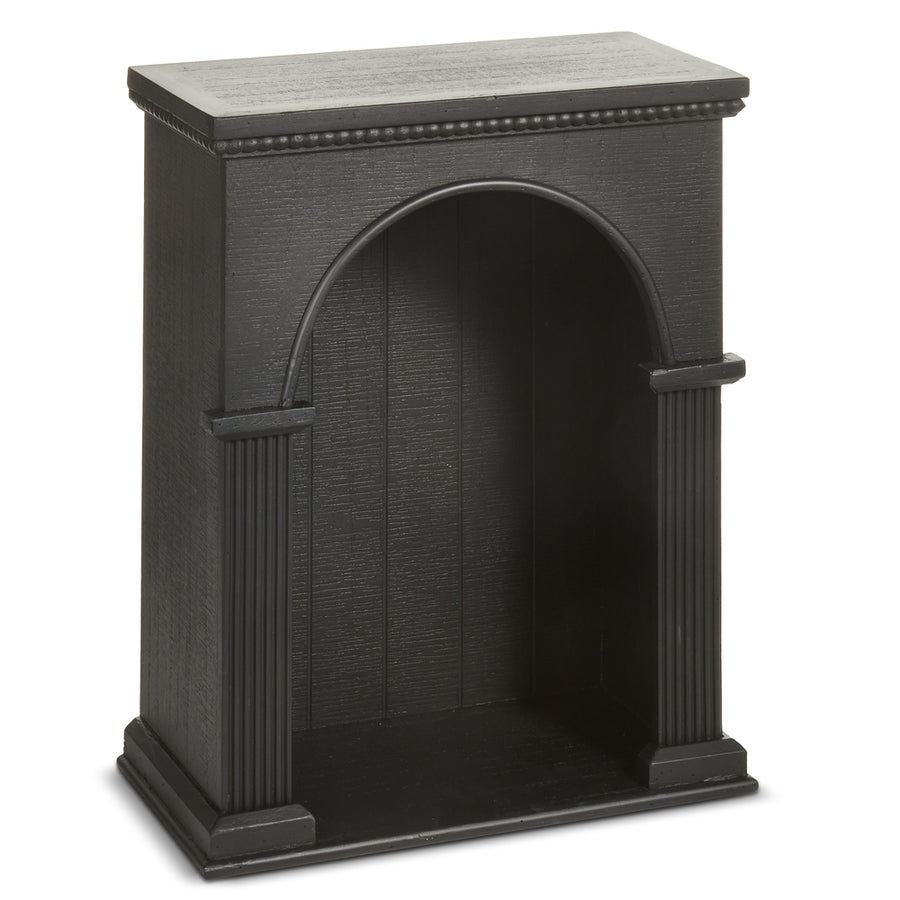 16" Black Curio Cabinet