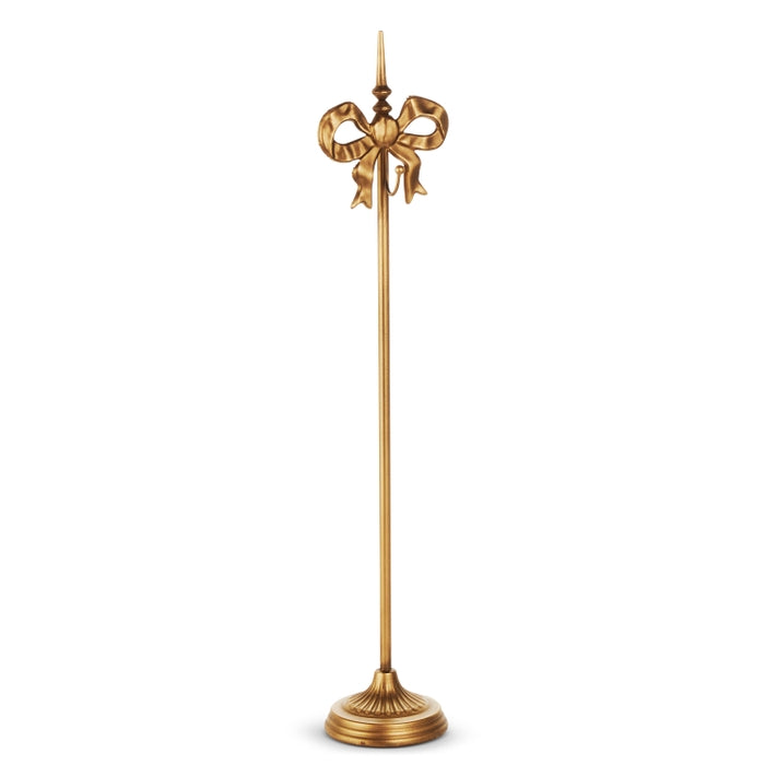 27.5" Black Bow Stocking Stand