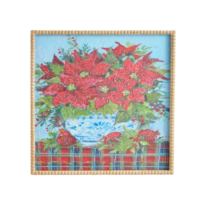 16.25" Homegrown Winter Arrangement Framed Wall Art