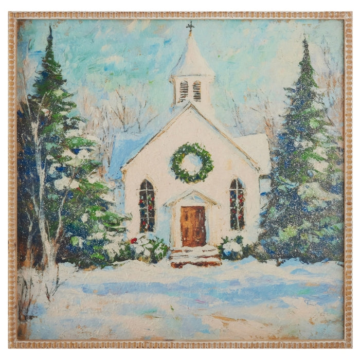 24" Hymns in the Snow Framed Wall Art
