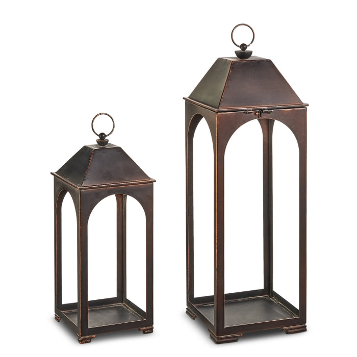 22.5" Bronze Lanterns