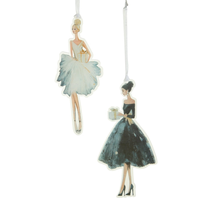 7" Moonlight Acrylic Ornaments