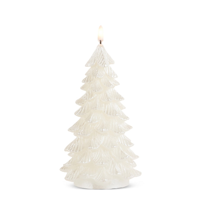 7.75" Pearlescent Tree Candle