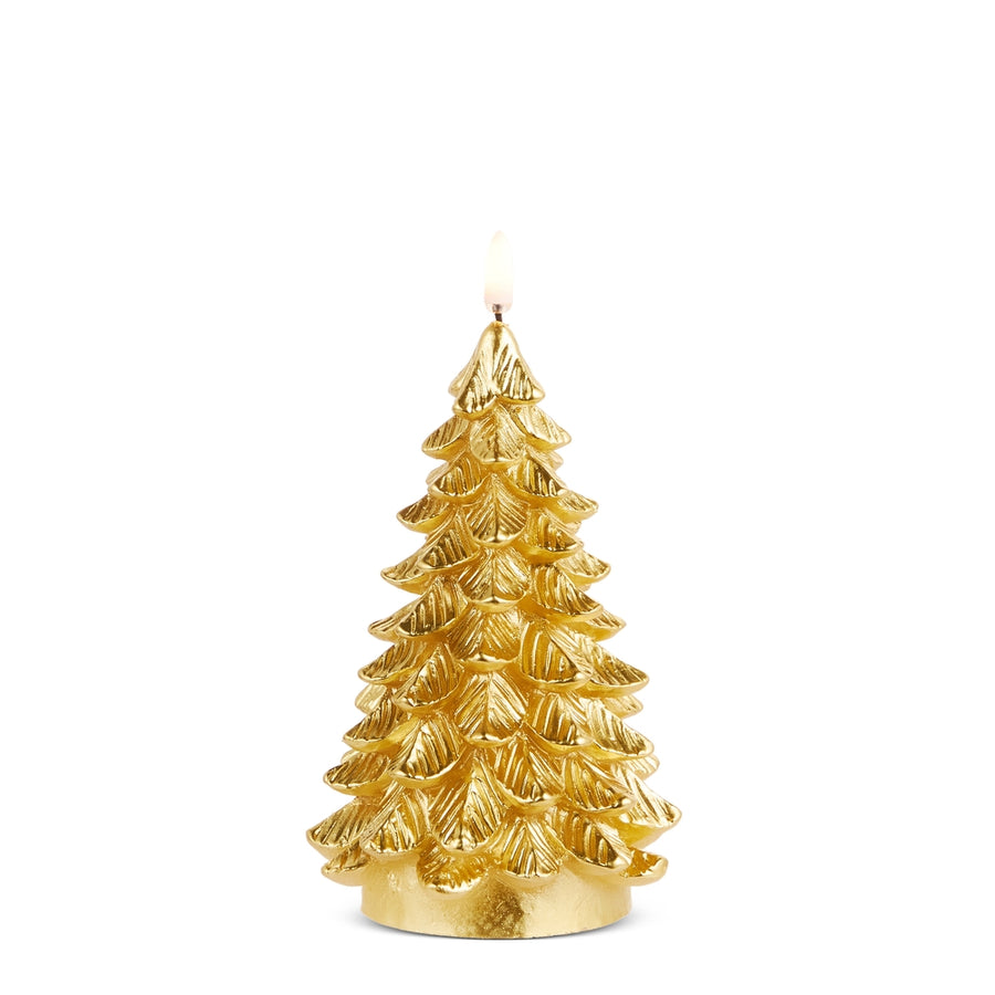6.5" Gold Tree Candle