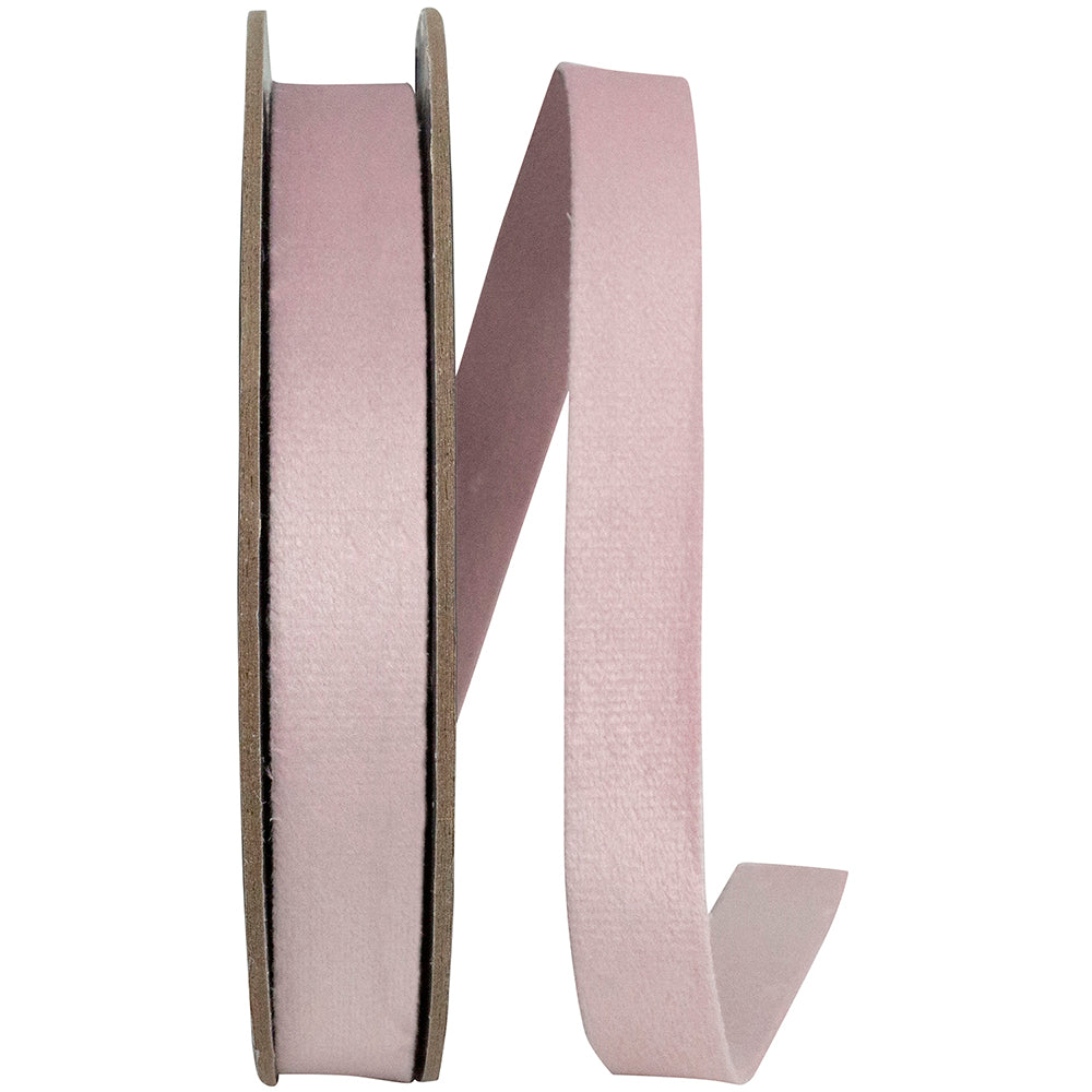 Light 5 8 Inch Luxe Velvet Double Face Ribbon for Wreaths & Bows