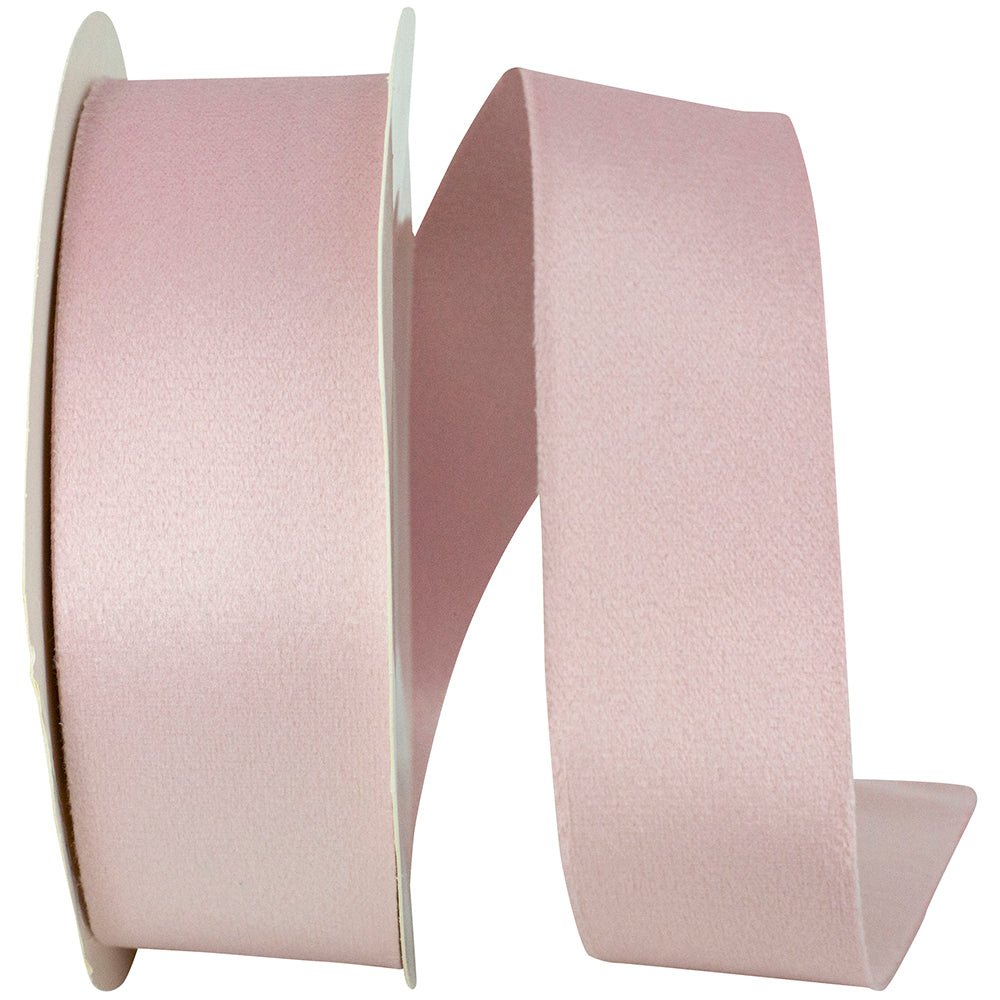 Light 1-1 2 Inch Luxe Velvet Double Face Ribbon for Wreaths & Bows