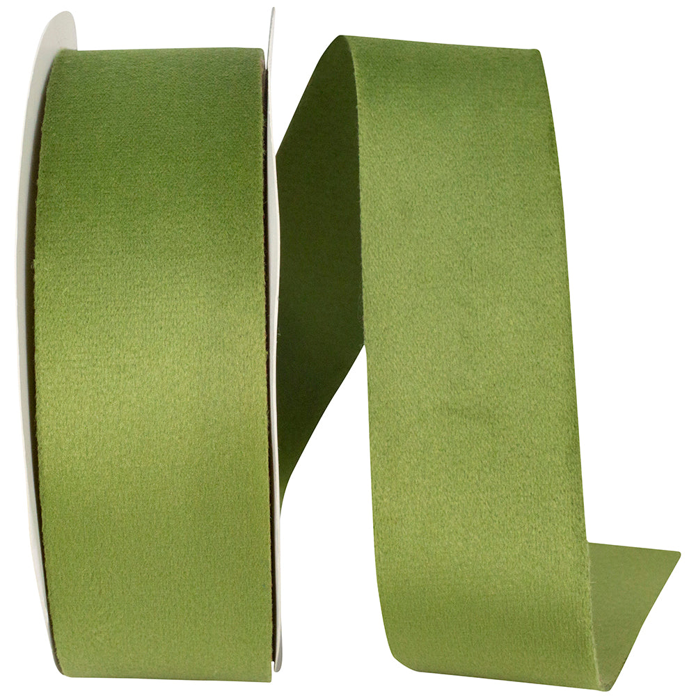 Spring 1-1 2 Inch Luxe Velvet Double Face Ribbon for Wreaths & Bows