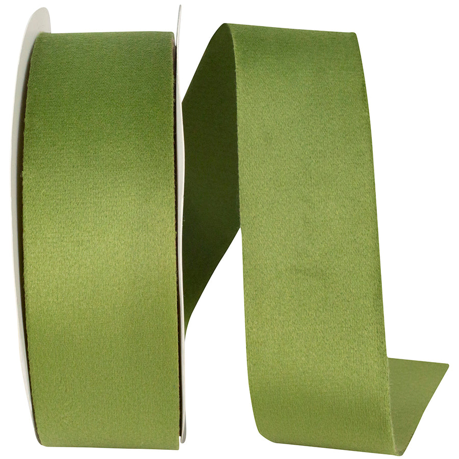 Spring 1-1 2 Inch Luxe Velvet Double Face Ribbon for Wreaths & Bows