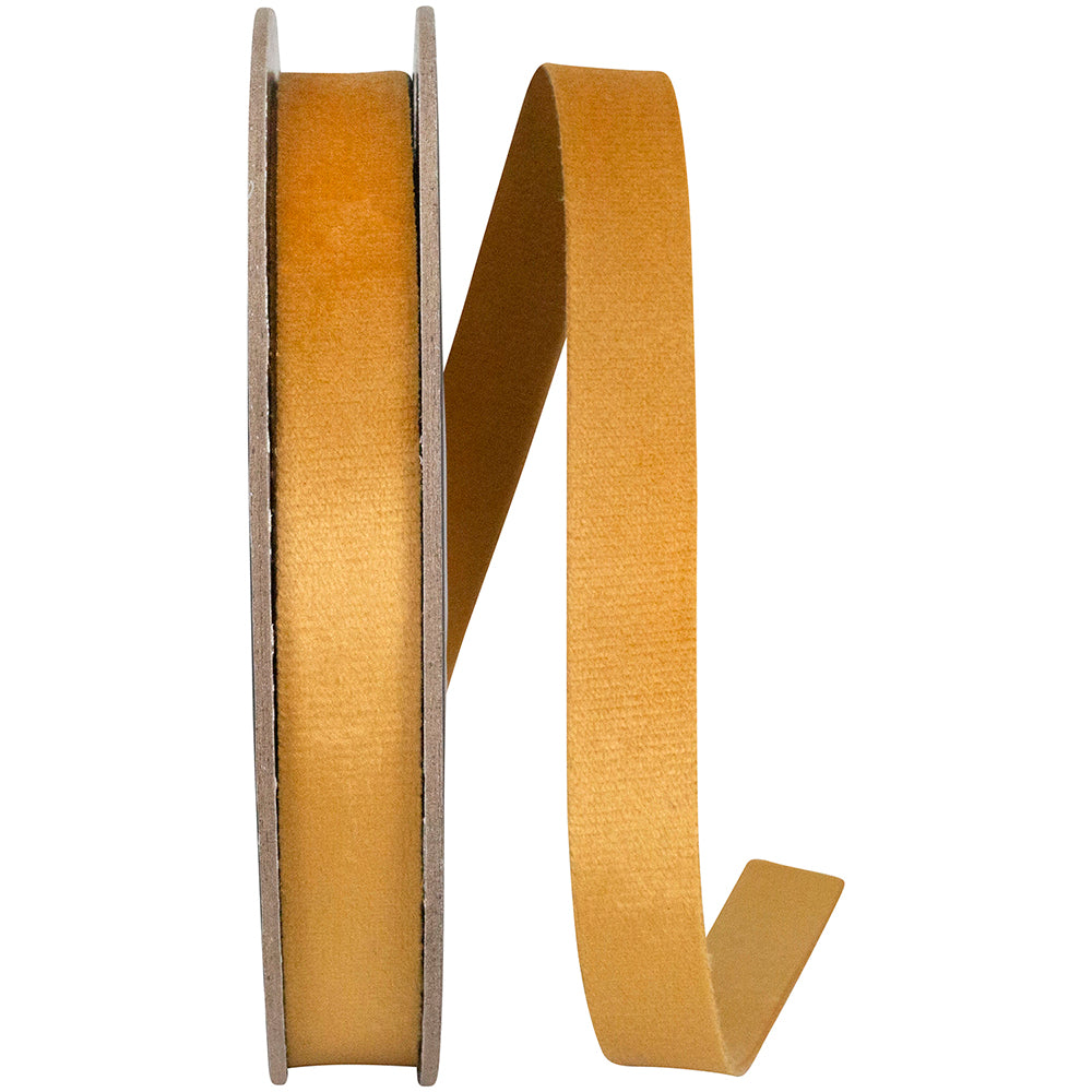 Ginger 5 8 Inch Luxe Velvet Double Face Ribbon for Wreaths & Bows