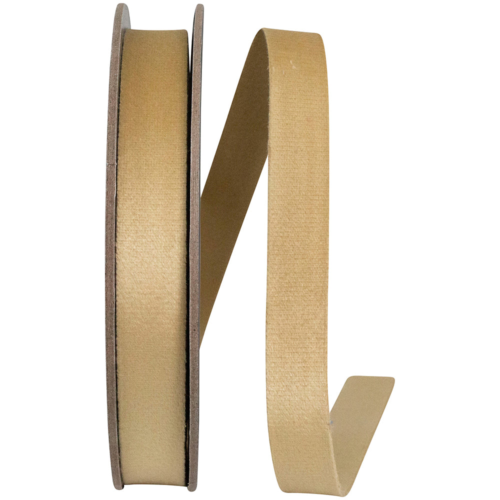 Raw 5 8 Inch Luxe Velvet Double Face Ribbon for Wreaths & Bows