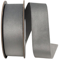 Grey 1-1 2 Inch Luxe Velvet Double Face Ribbon for Wreaths & Bows