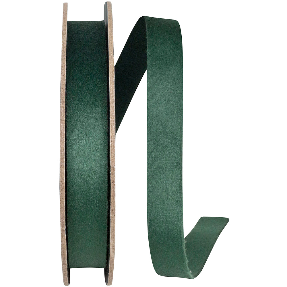 Forest 5 8 Inch Luxe Velvet Double Face Ribbon for Wreaths & Bows