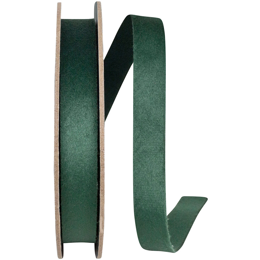 Forest 5 8 Inch Luxe Velvet Double Face Ribbon for Wreaths & Bows