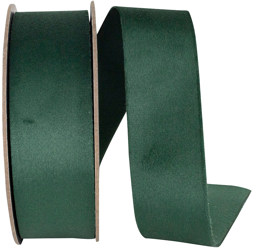 Forest 1-1 2 Inch Luxe Velvet Double Face Ribbon for Wreaths & Bows