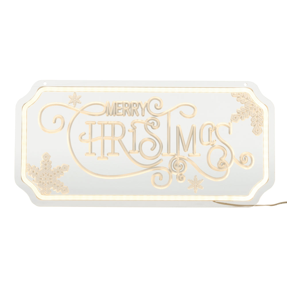 16" Neon Merry Christmas Sign