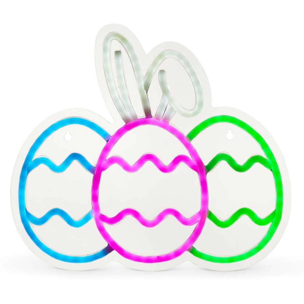 12" Easter Eggs Neon Sign