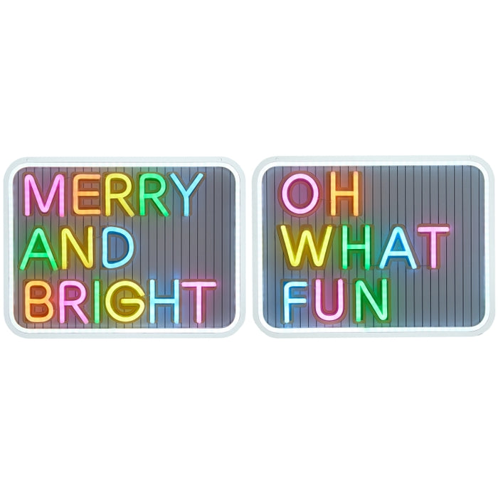 16" Merry Neon Cookies Sign