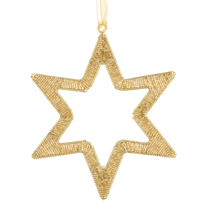 7.5" Gold Star Ornament