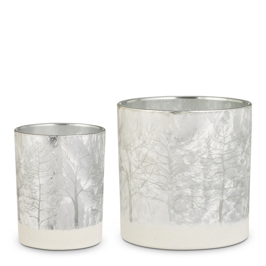 6" Snowy Forest Containers