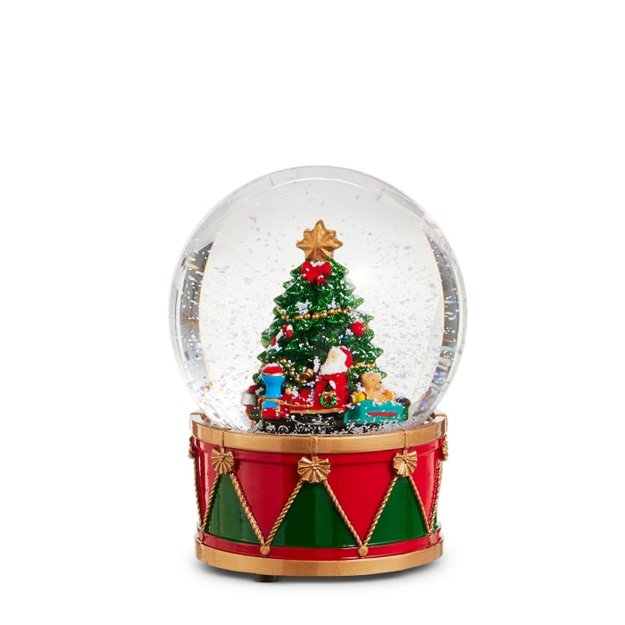5" Musical Santa Water Globe