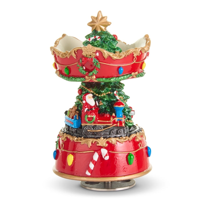 5" Animated Musical Train Carousel