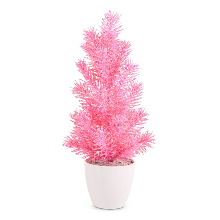 Pink Pine Tree 14 Inch Made of PE