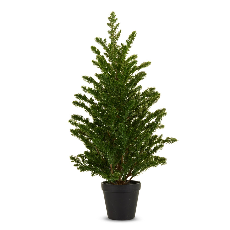 25" Gold Glittered Pine Tree