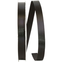 Black 5 8 Inch Single Face Satin Allure Sfs Cooler Ribbon for Wreaths & Bows