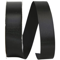 Black 1-3 8 Inch Single Face Satin Allure Sfs Cooler Ribbon for Wreaths & Bows