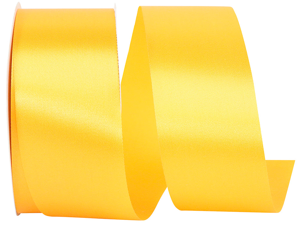 Gold 1-7 8 Inch Single Face Satin Allure Sfs Cooler Ribbon for Wreaths & Bows